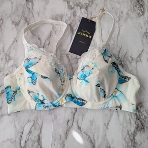 Juliemay Bra Julie May Bra size 36D Silk Butterfly Print